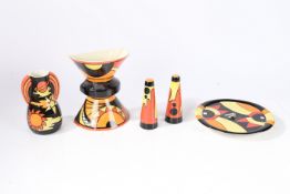 Lorna Bailey Ceramics. A collection of Lorna Bailey Ceramics in various patterns to include a "