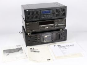 Hi Fi separates to include a Nakamichi RX-202E Unidirectional Auto Reverse Cassette Deck, Sansui