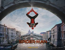 Spider-Man: a collection of four British Quad size film posters. Homecoming / Far From Home / The