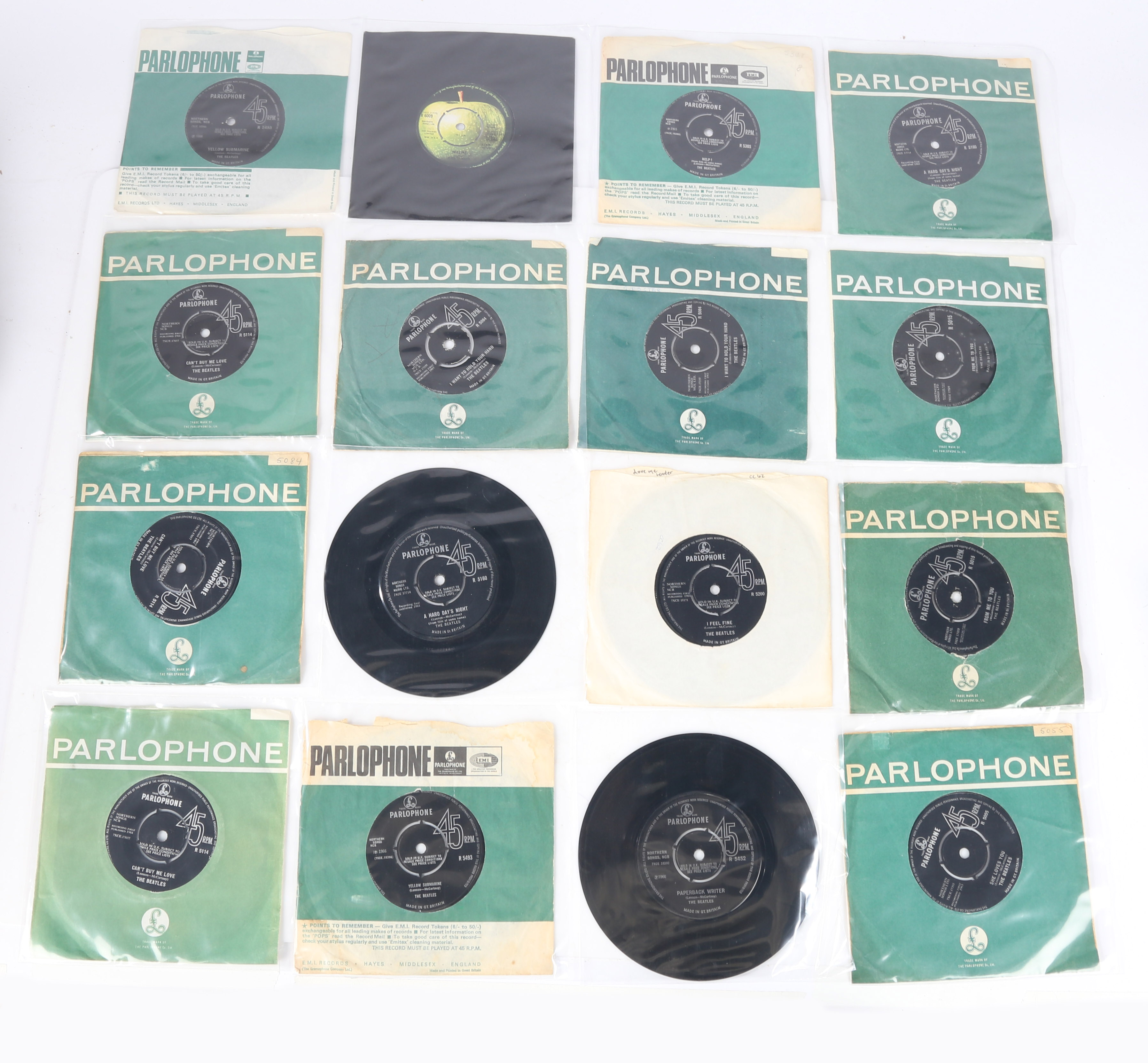 A collection of The Beatles 45s to include The Beatles – Yesterday (GEP 8948) and The Beatles – Sgt. - Image 3 of 4