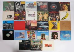 A collection of LPs. Led Zeppelin / The Velvet Underground / Lou Reed / Television / etc.