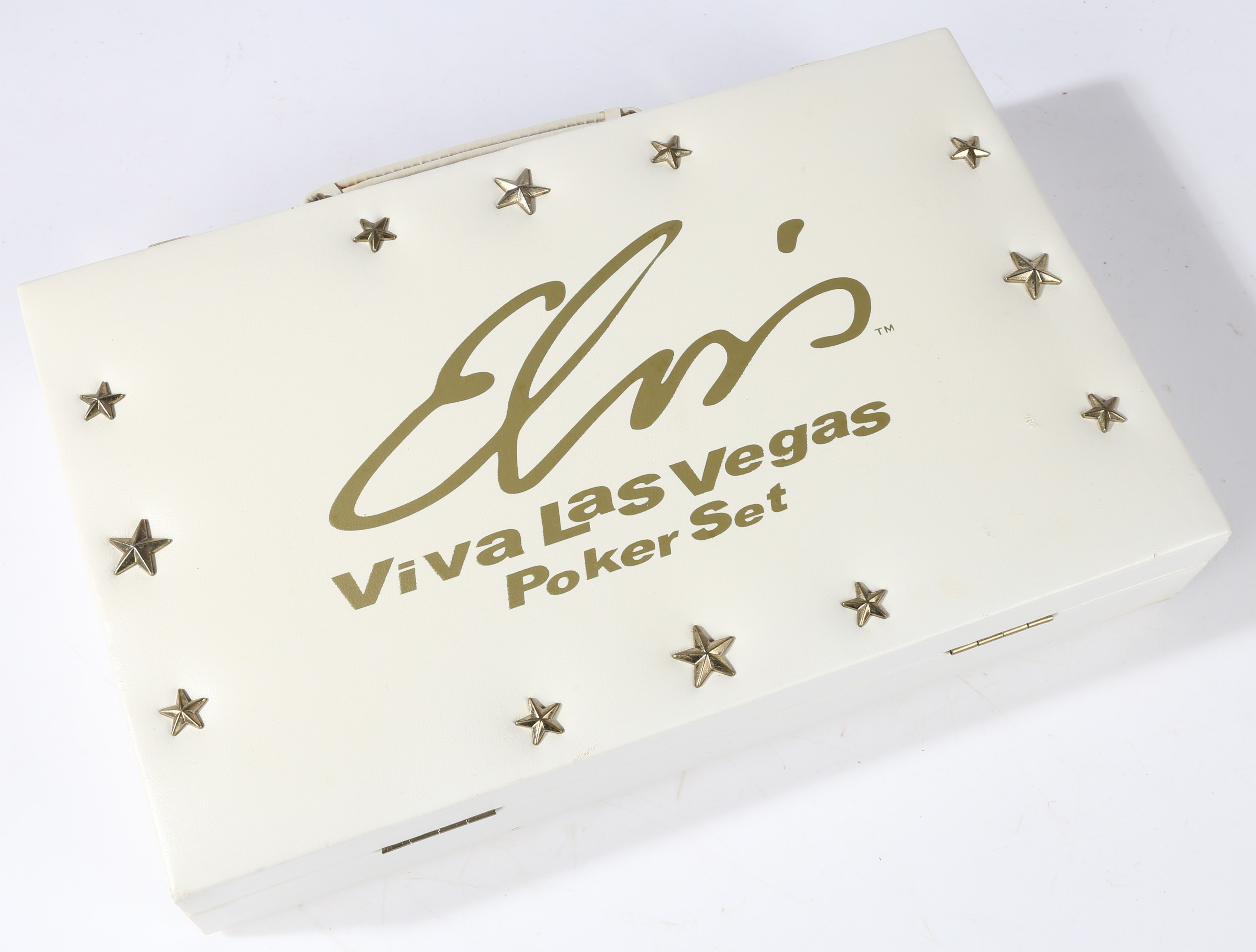 Elvis Presley 'Viva Las Vegas' Poker Set with Poker Chips and Playing Cards
