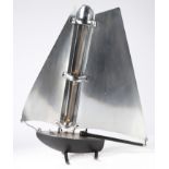 Art Deco heater, modelled as a sailing boat with the heating element incorporated into the mast,