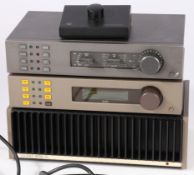 A collection of Quad Hi Fi separates. Quad FM4 tuner (serial no. 13809). Quad 34 control unit (