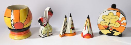 Lorna Bailey Ceramics. A collection of Lorna Bailey Ceramics in various patters. To include a "