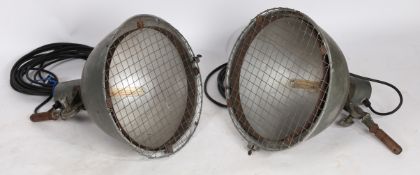 1950's/60's  Studio Lights by Mole & Richardson, Type 16TV, serial numbers 2187 and 2189, numbers '