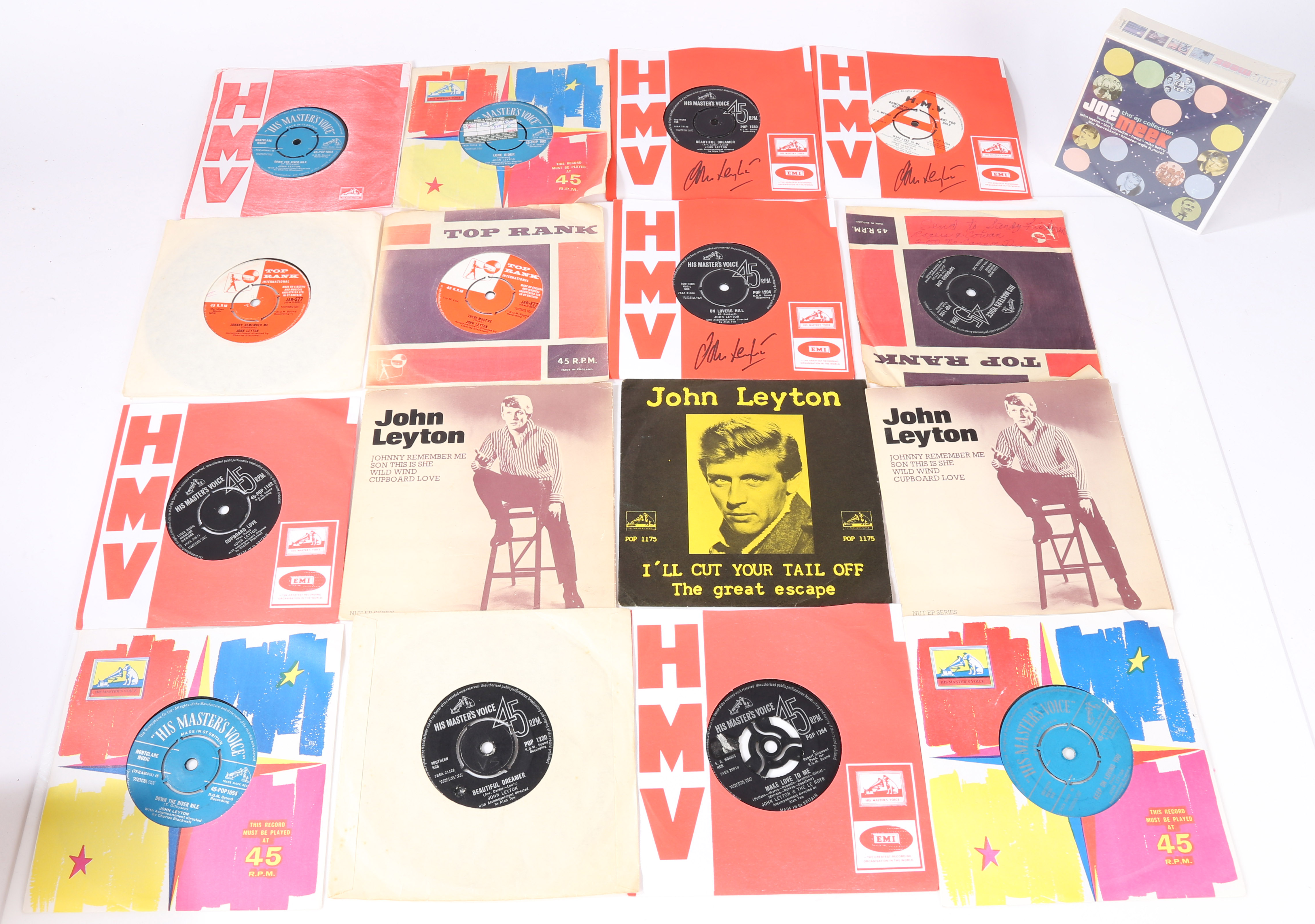 John Leyton. A collection of LPs, 45s, DVDs, and memorabilia relating to the music career of John - Image 17 of 32