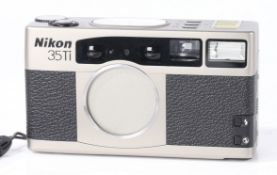 A Nikon 35Ti compact camera, serial no. 5027186.