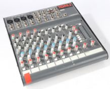 Topaz Mini mixer. 12-4 sound mixer by Soundtracs.