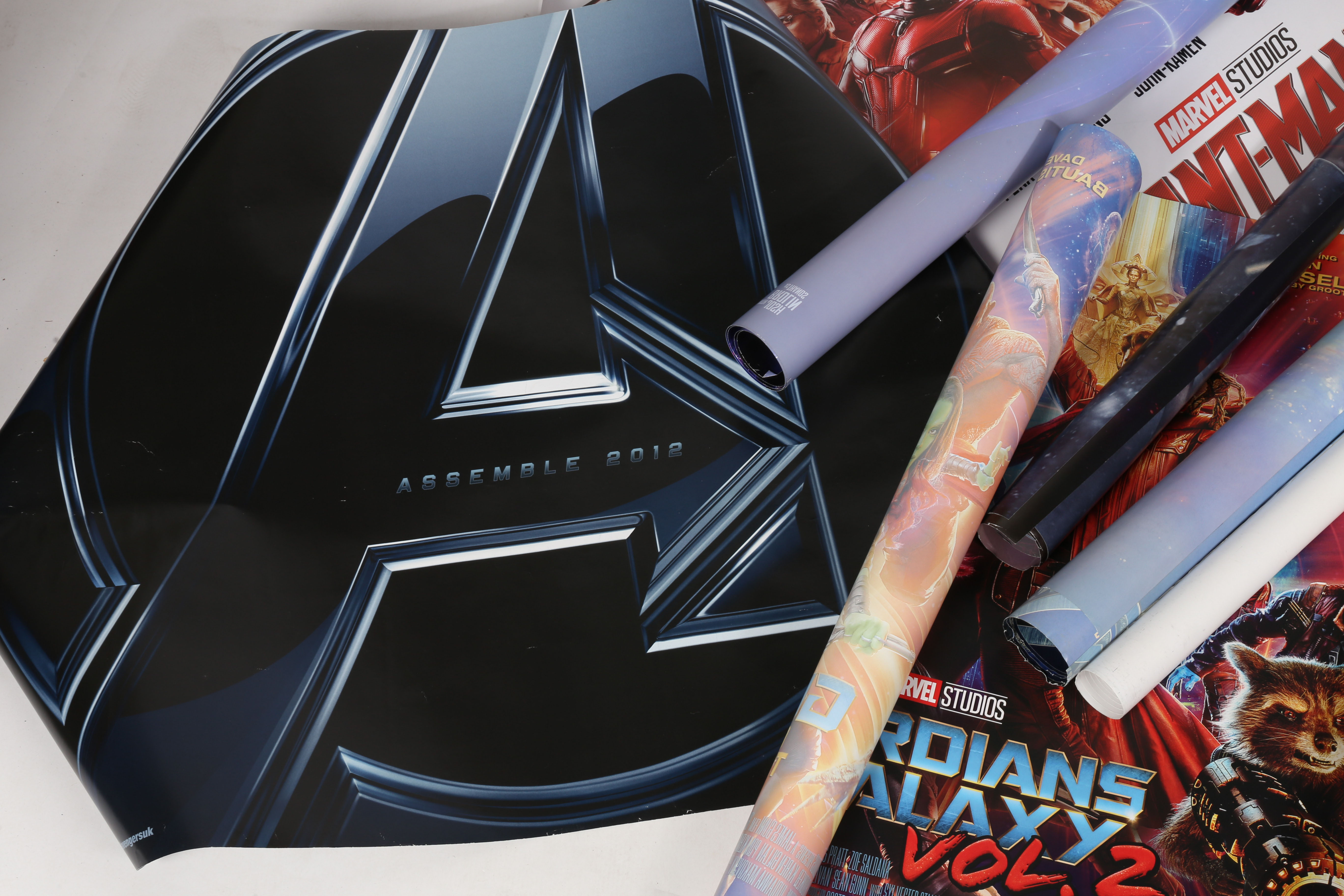 A collection of Marvel film posters. Avengers: End Game (x2) / The Avengers (teaser) / Avengers: