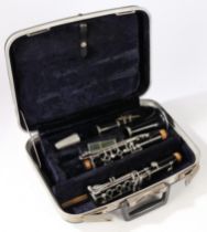 Conn Model 16 Clarinet in a Conn fitted hard case.
