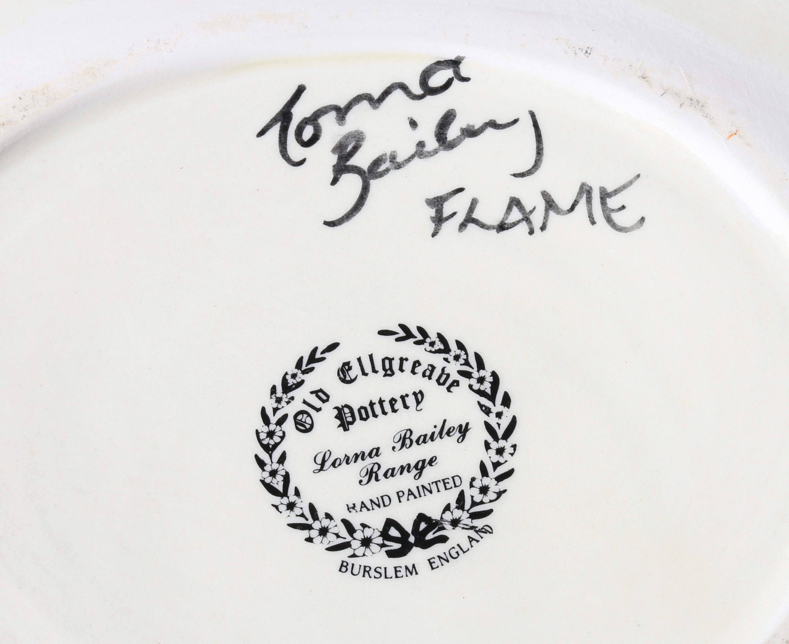 Lorna Bailey Ceramics. "Flame" miniature tea set. - Image 12 of 12