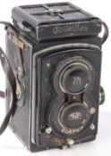 Franke & Heidecke Braunshweig Rolleiflex Compur camera (carrying case AF).