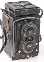 Franke & Heidecke Braunshweig Rolleiflex Compur camera (carrying case AF).