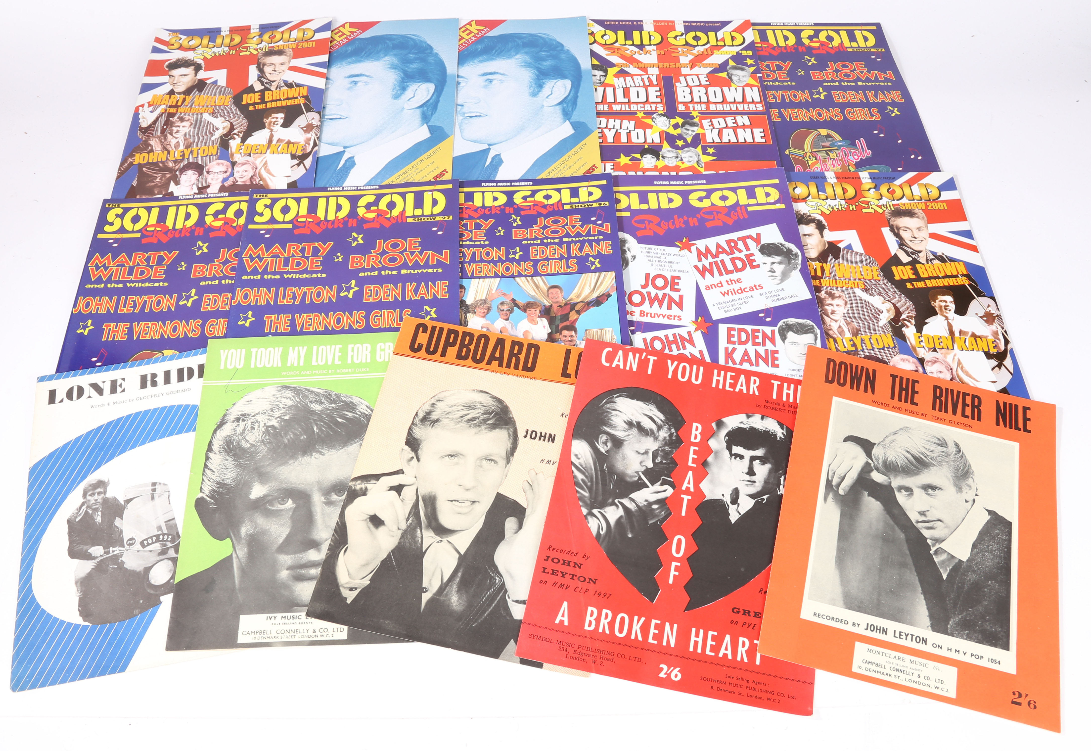 John Leyton. A collection of LPs, 45s, DVDs, and memorabilia relating to the music career of John - Image 10 of 32