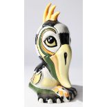 Lorna Bailey Ceramics. Stylised figure of a toucan, 28cm high.