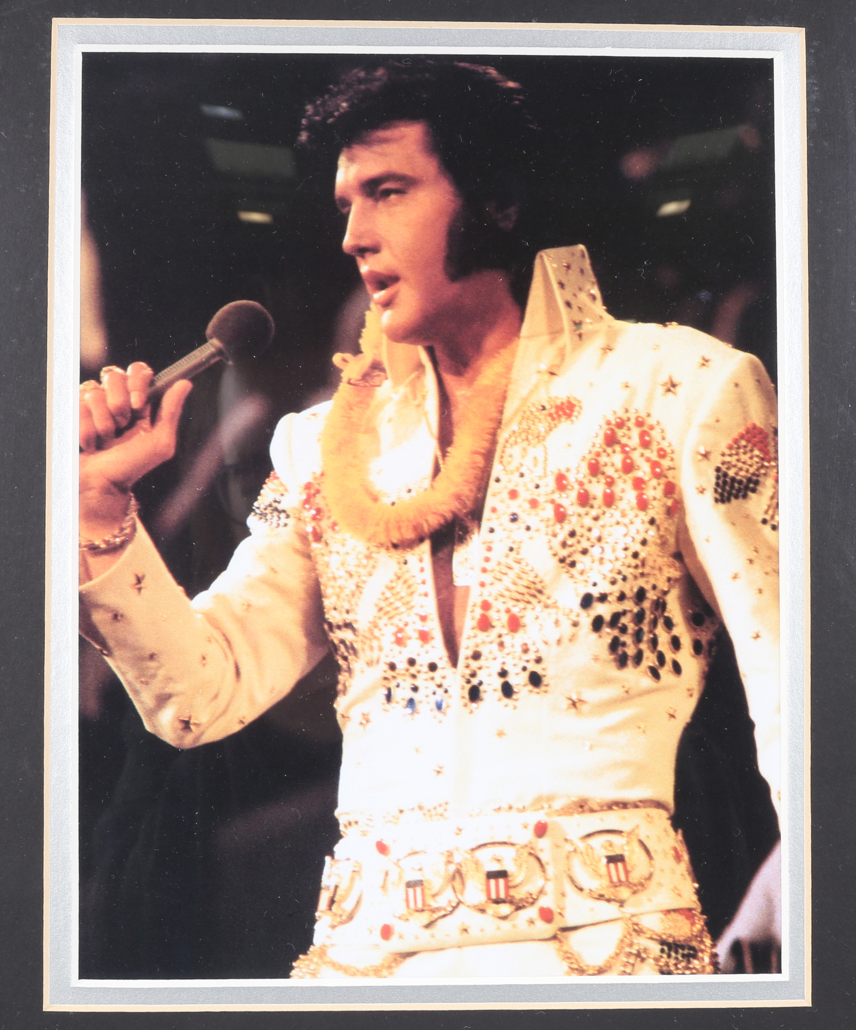 "Elvis In Concert" framed original concert ticket, cancelled due to his death. - Image 3 of 5