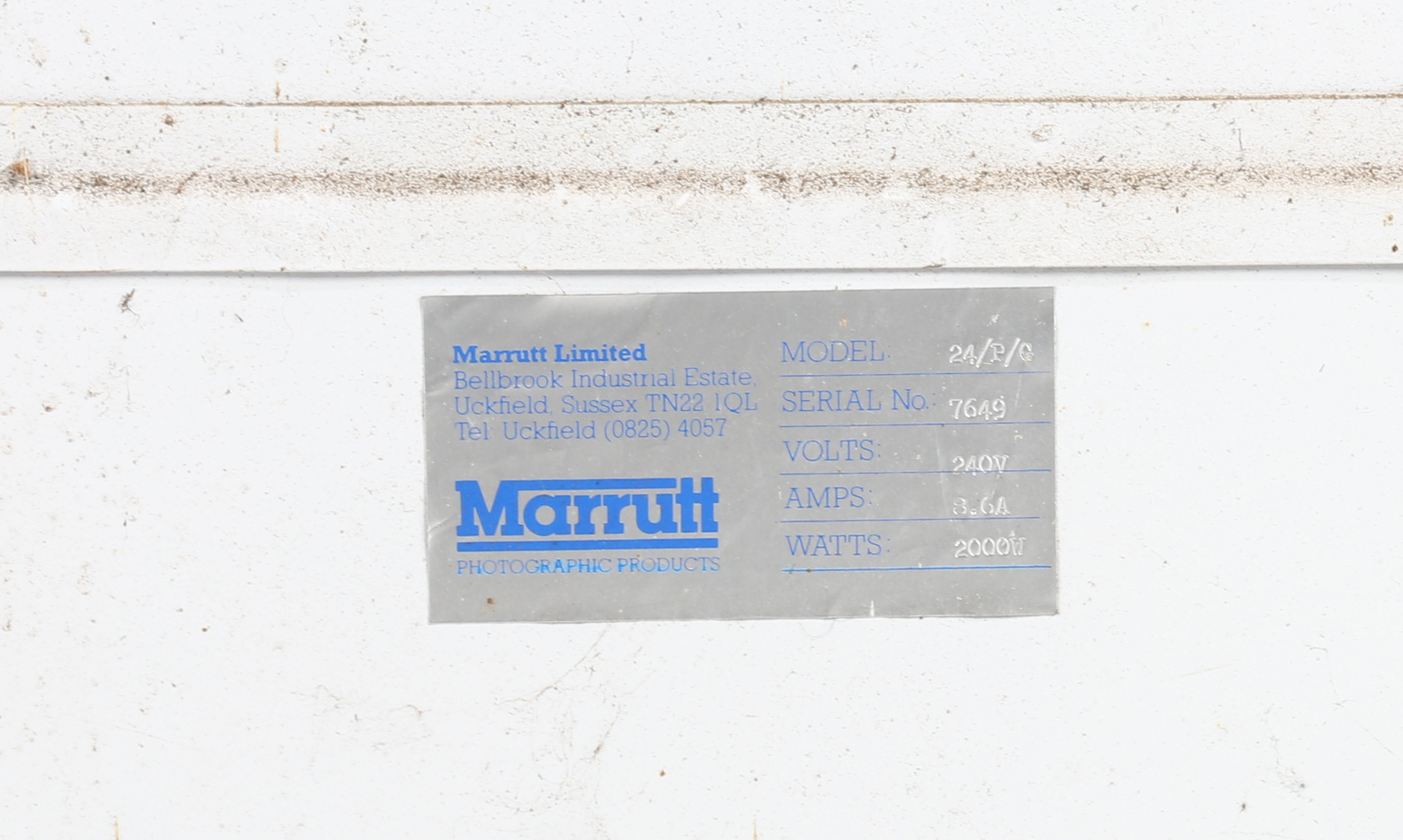 Marrutt photography drying cabinet with glass door, 97cm 36cm 37cm - Image 3 of 7
