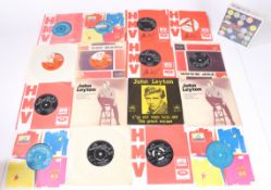 John Leyton. A collection of LPs, 45s, DVDs, and memorabilia relating to the music career of John