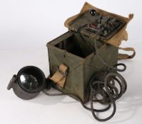Second World War Morse Code Signalling Lamp, designed for short range daylight communication,
