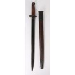 Second World War Pattern 1907 Sword Bayonet by Sanderson,  originally made during WW1 with a date of