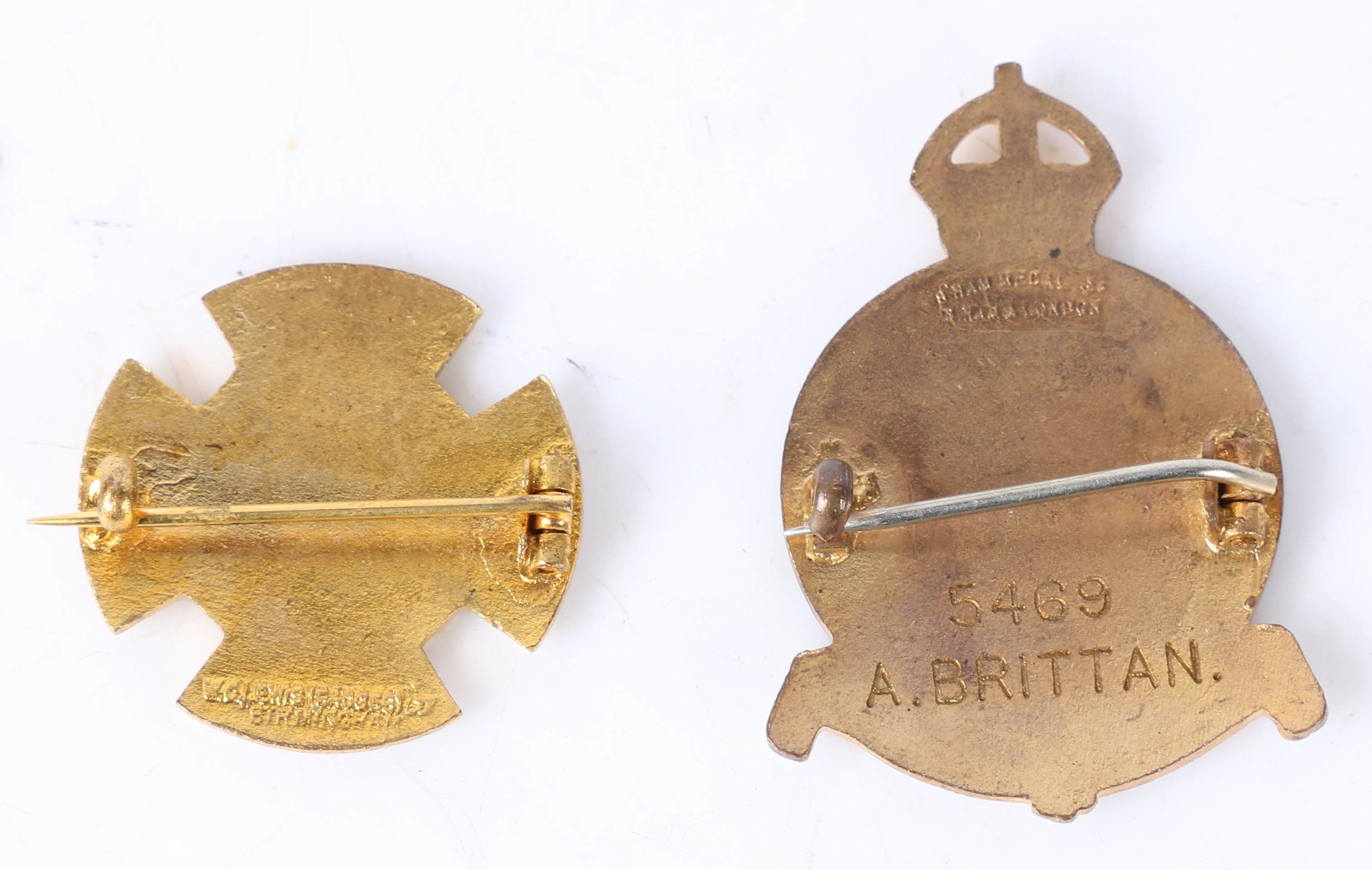 Group of attributed British Red Cross medals and badges, Scarce example of the short lived British - Image 20 of 40