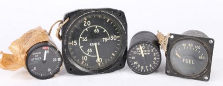 RAF/MOD Aircraft Instruments, MK 12A Airspeed Indicator, stores ref. No. 6A/3158, used on Hawker