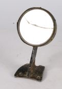 Second World War Spitfire MK II Rear View Mirror, Air Ministry marked (faintly) with Kings Crown