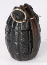 First World War British No.5 Grenade,marked on the baseplug 'No 5 Mk I CAV' for C.A.Vandervell &