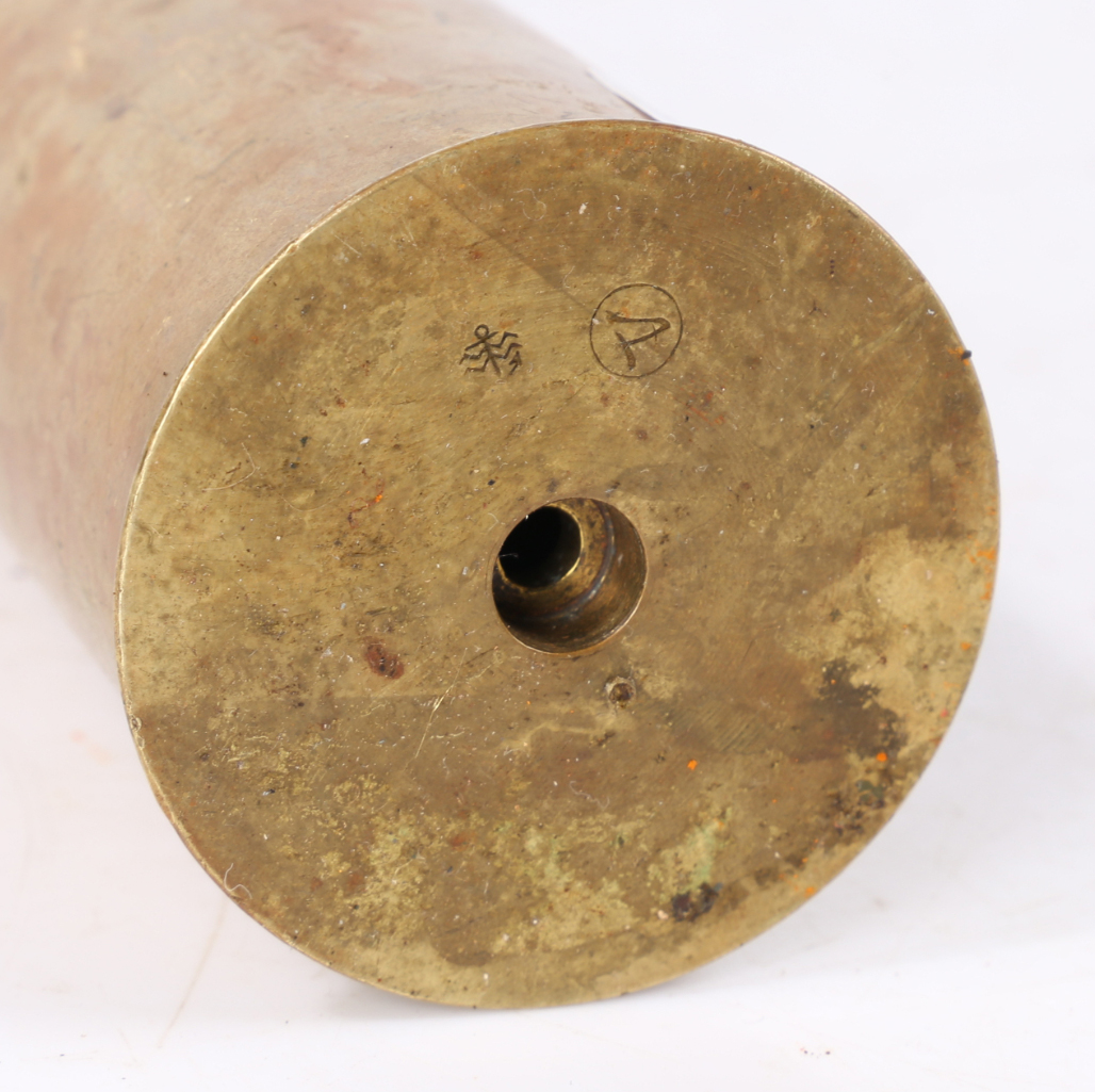 First/Second World War Imperial Japanese Navy 47mm shell case and projectile for the QF Hotchkiss - Image 2 of 3