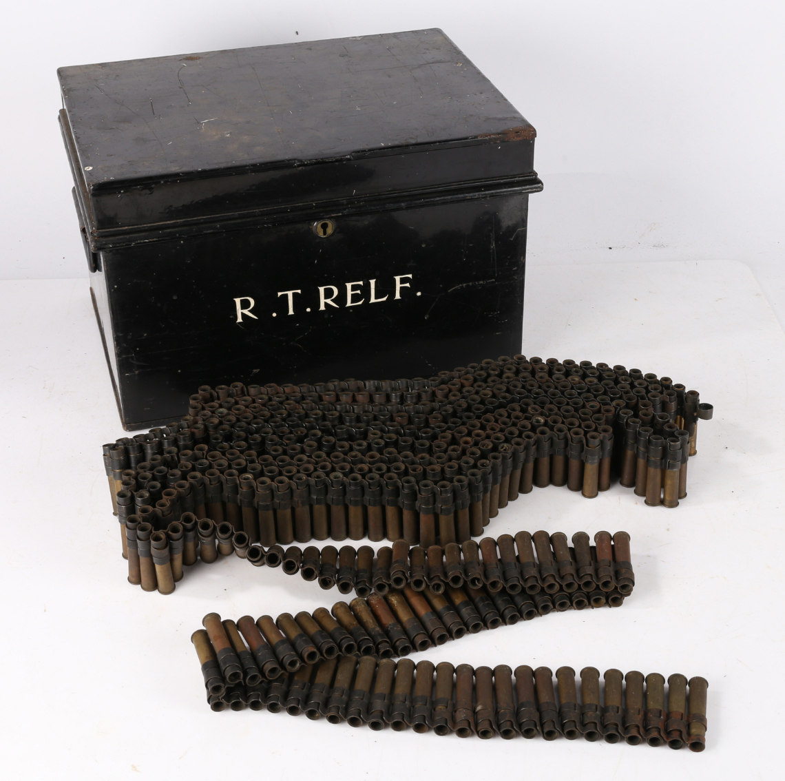 Large quantity Second World War British .303 link shell cases (no projectiles) possibly for - Image 3 of 3