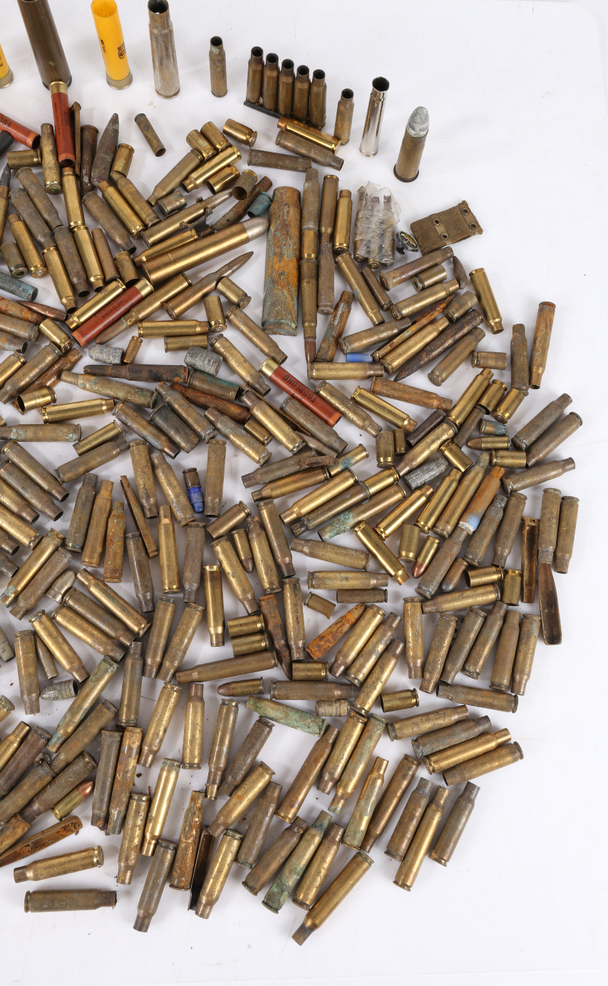 Collection of small calibre brass shell cases, some with projectiles, inert, (qty) - Image 6 of 7