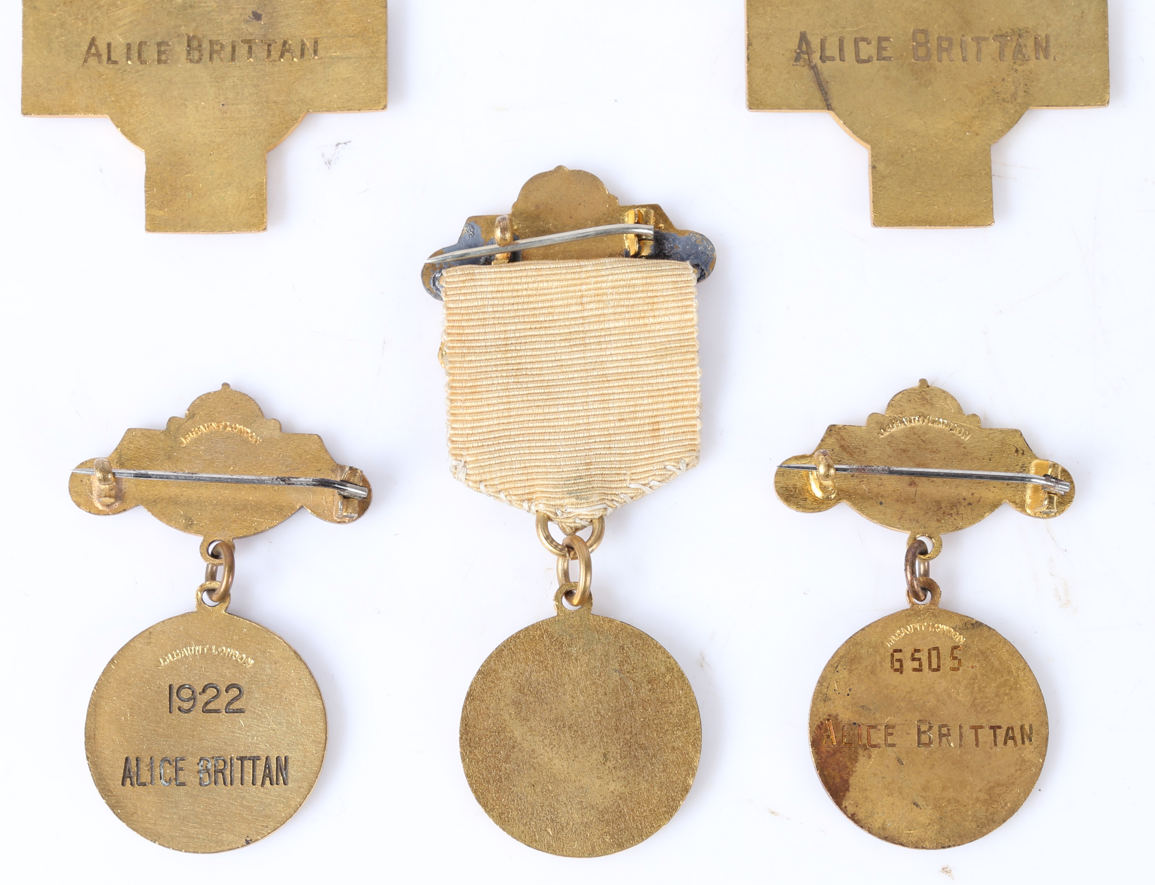 Group of attributed British Red Cross medals and badges, Scarce example of the short lived British - Image 6 of 40