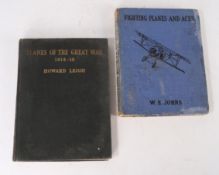 'Planes of the Great War 1914-18' by Howard Leigh, circa 1936, black clothbound hardback, together