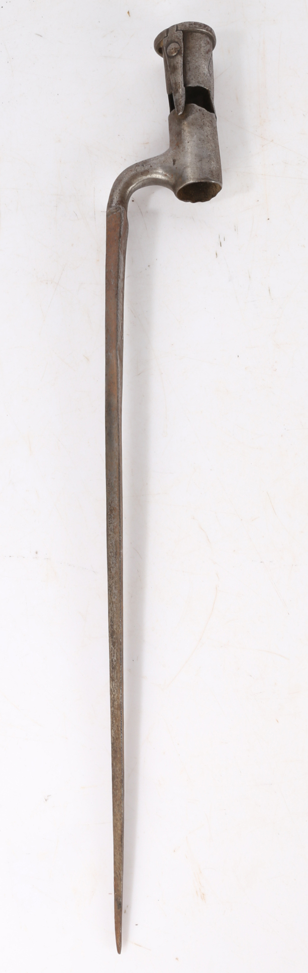 Late 18th century Brown Bess Socket Bayonet with East India Company Quartered Heart marking to - Image 5 of 5