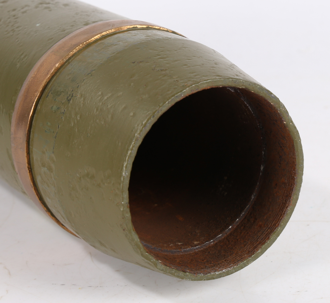 105 mm projectile, marked '105H, TNT, CT6, M68, LR W/SUPPL CHG' inert - Image 4 of 4