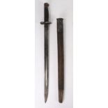 First World War British 1907 Bayonet by Wilkinson, maker name with date 5 '16 to one side of