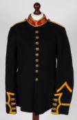 Pre Second World War Royal Marines O/R's Full Dress Tunic, blue cloth with scarlet collar with
