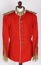 Attributed Victorian Officers Full Dress uniform to Colonel Reginald Brittan DSO, Derbyshire