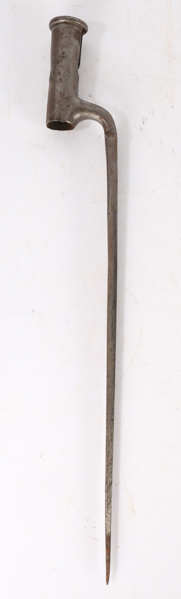 Late 18th century Brown Bess Socket Bayonet with East India Company Quartered Heart marking to - Image 3 of 5