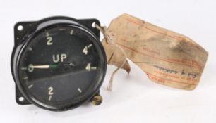 Second World War dated Mk 1B Rate of Climb Indicator, store reference number 6A/1301, serial
