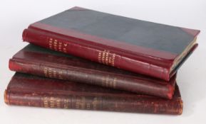 Three Vickers-Armstrong Works Order Books, the first, numbered '2' dates from June 1942 to July 1953