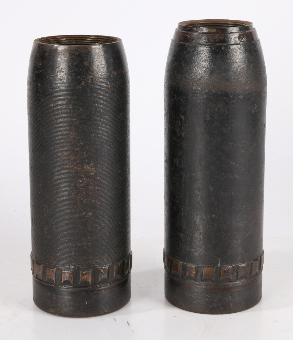 Two First World War British 18 Pdr projectiles, one dated 1918, the other rubbed but believed - Image 5 of 5
