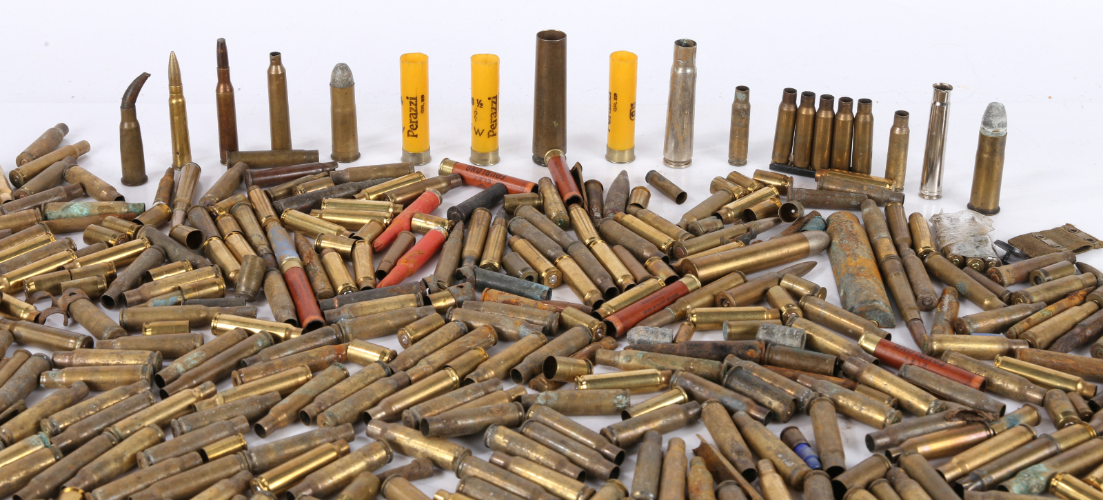 Collection of small calibre brass shell cases, some with projectiles, inert, (qty) - Image 2 of 7