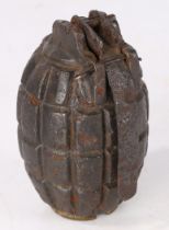 First World War British No.5 Grenade,marked on the baseplug 'No 5 Mk I E B W' for Edward Bros,