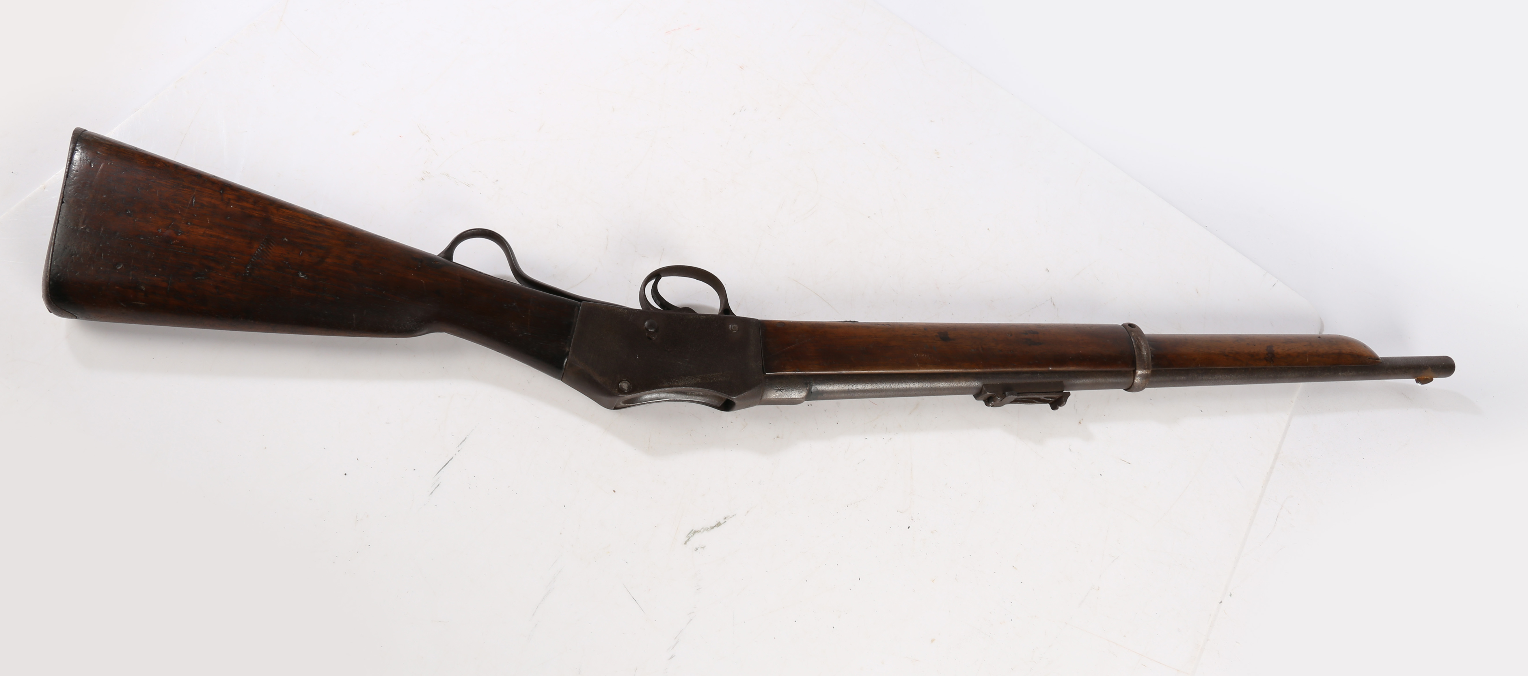 Martini Henry .450 calibre single shot breech loading carbine manufactured by Enfield, reciever - Image 4 of 5