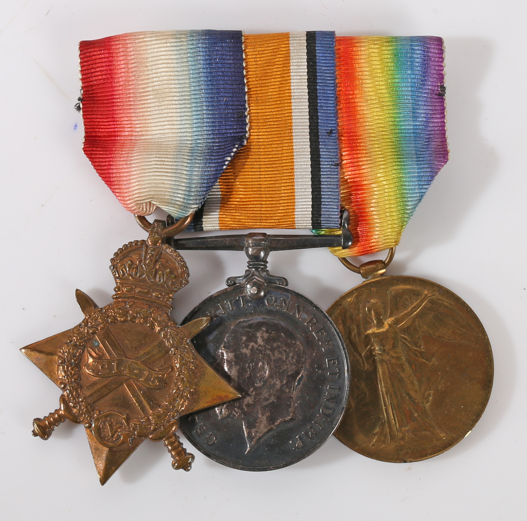 First World War grouping, 1914-15 Star (240073 F.W. GRIGSON A.B. R.N.) 1914-1918 British War Medal