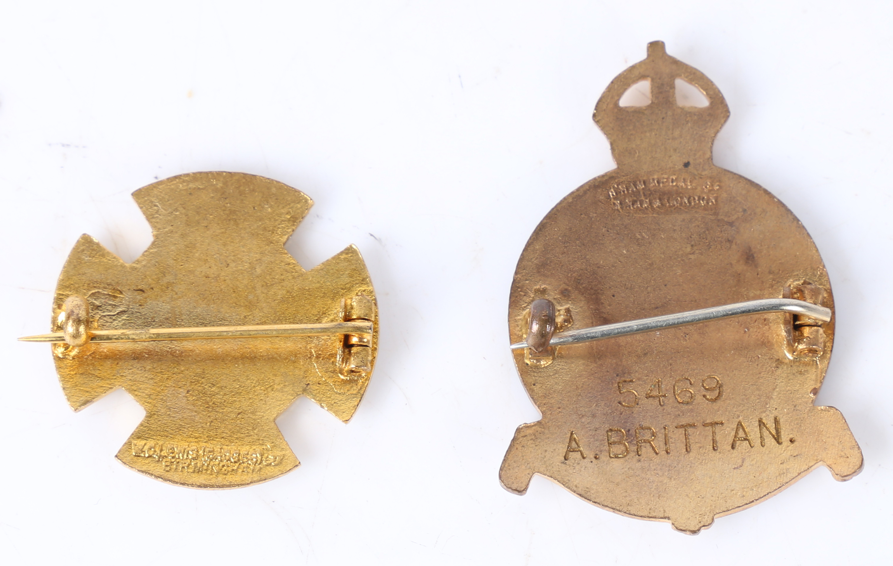 Group of attributed British Red Cross medals and badges, Scarce example of the short lived British - Image 30 of 40