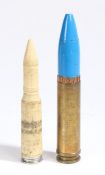 30mm R.G.77 Aden Cannon Practice Round, together with a 20mm M51 A4N practice round, inert, (2)