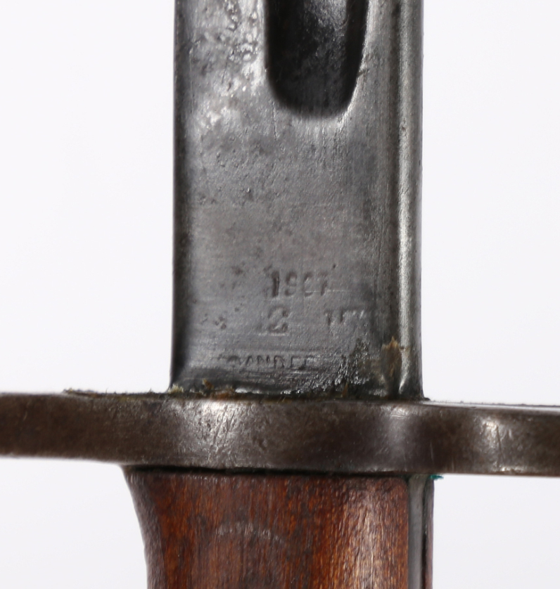 Second World War Pattern 1907 Sword Bayonet by Sanderson,  originally made during WW1 with a date of - Image 2 of 4